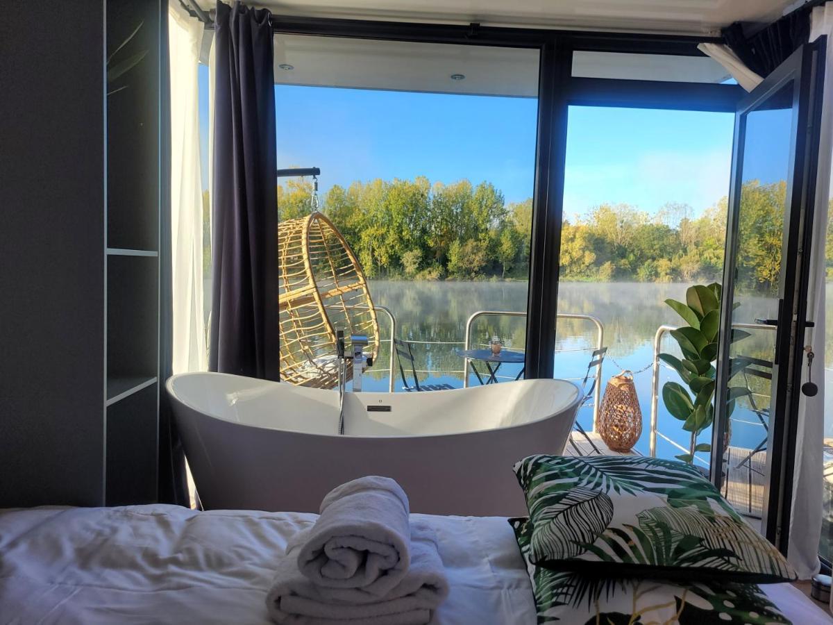 L'Escale Royale Saint-Martin-La-Garenne Port Ilon - Seine - Giverny Kültér fotó